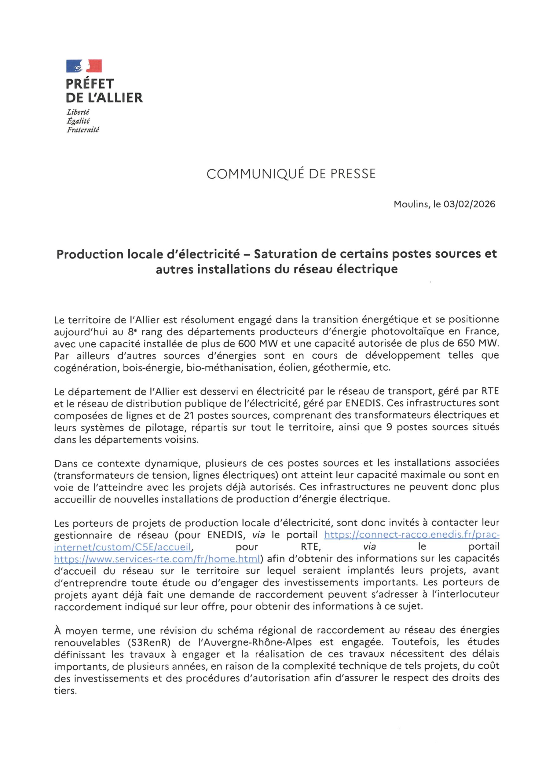 SATURATION POSTES SOURCES ELECTRIQUES