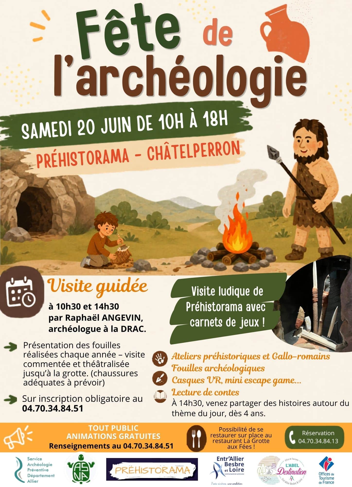 2026-06-20- Fête de l'archéologiePREHISTORAMA
