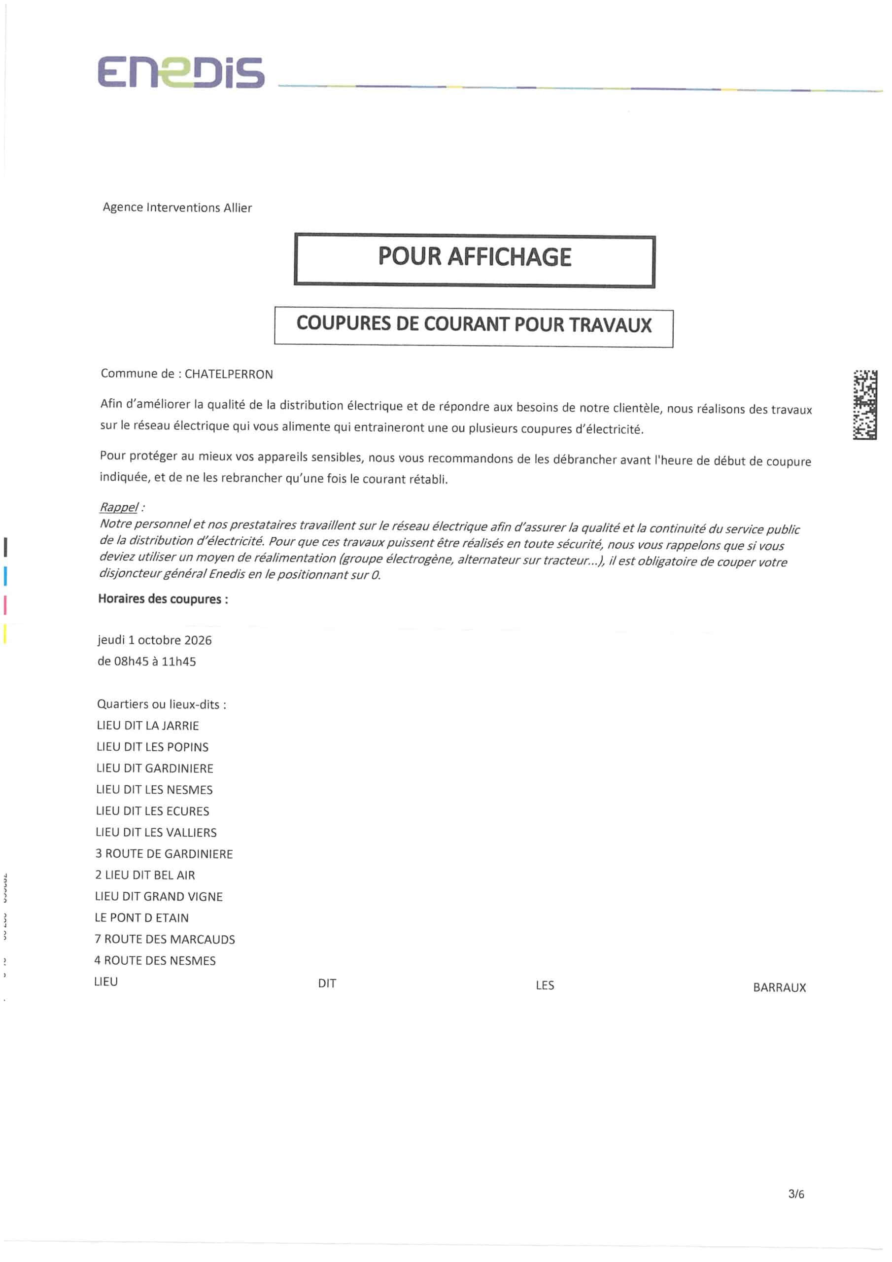 2026-08-31-COUPURE DE COURANT POUR TRAVAUX LE 2026-10-01