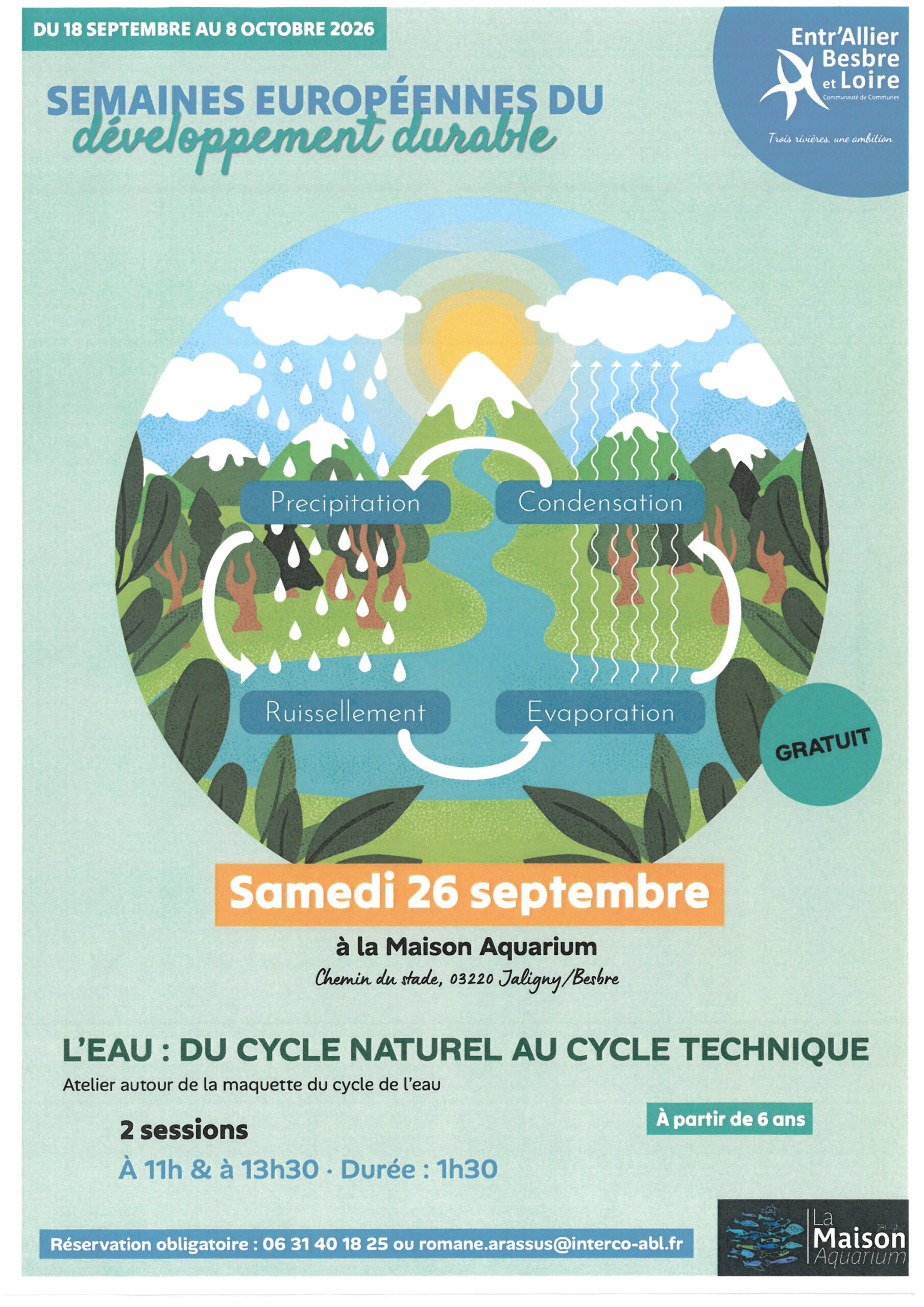 2026-09-09 L'EAU DU CYCLE NATUREL AU CYCLE TECHNIQUE