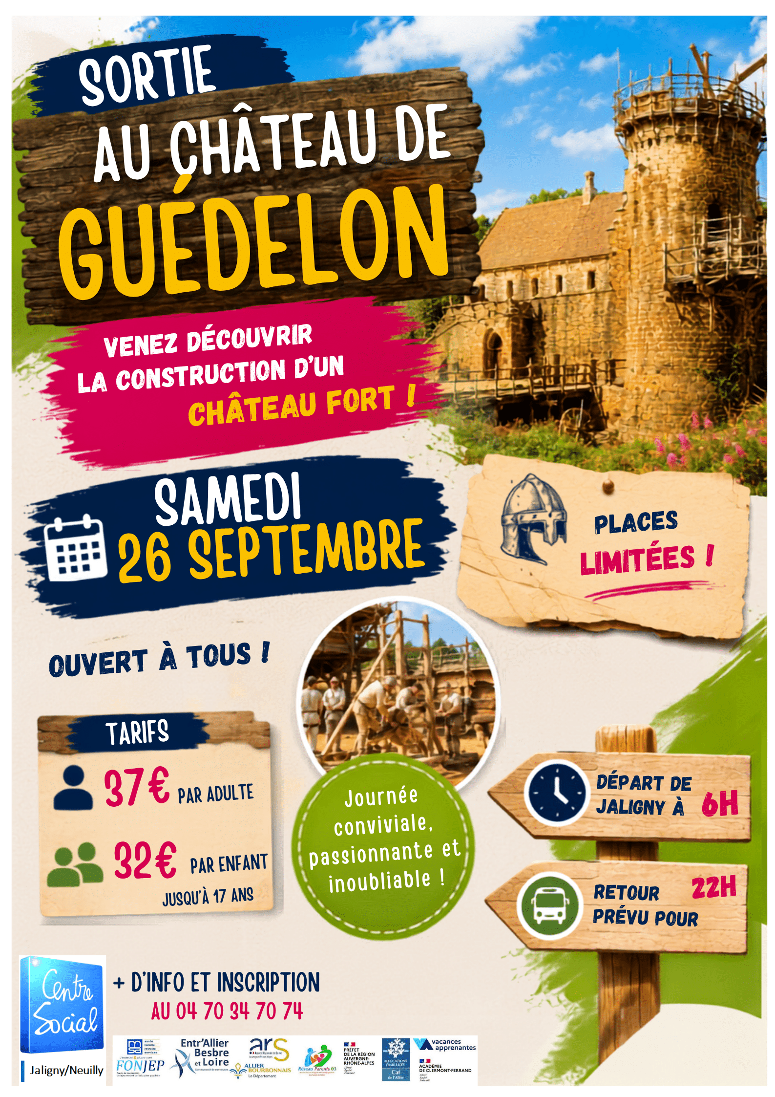 SORTIE AU CHATEAU DE GUEDELON